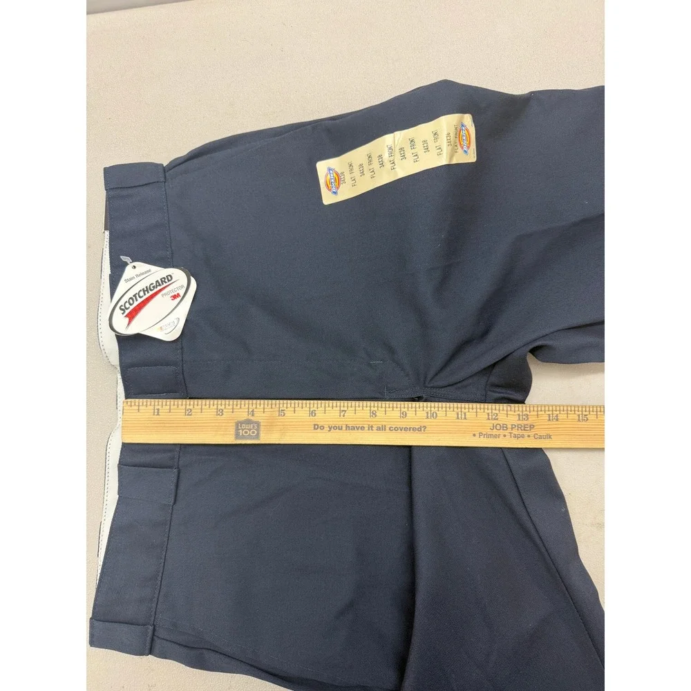 Dickies 874 Original Fit Work Pants Dark Navy Blue 34x30 NWT Flat Front 874DN